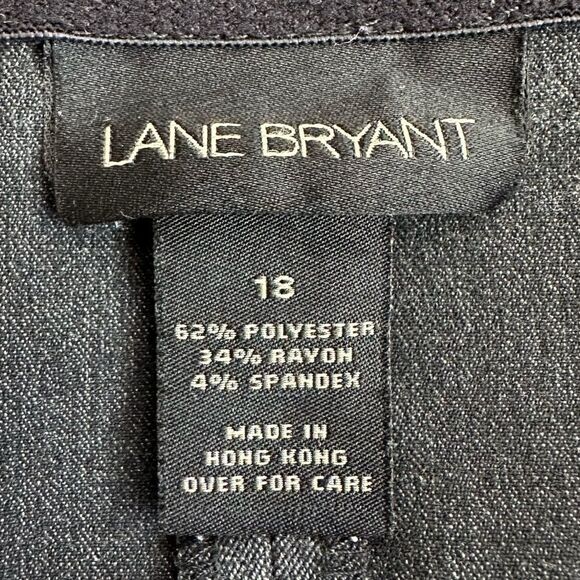 Lane Bryant Soft Denim Charcoal Gray Pencil Skirt - Picture 10 of 12